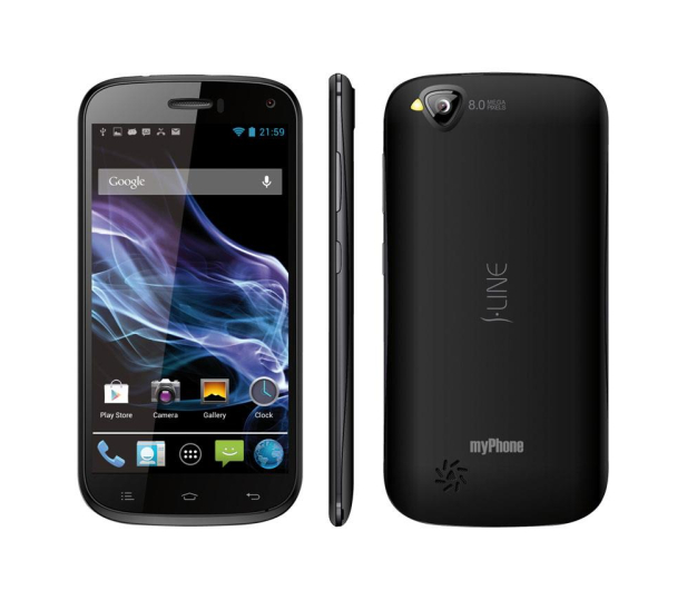 myPhone S-LINE 16GB czarny - 214779 - zdjęcie